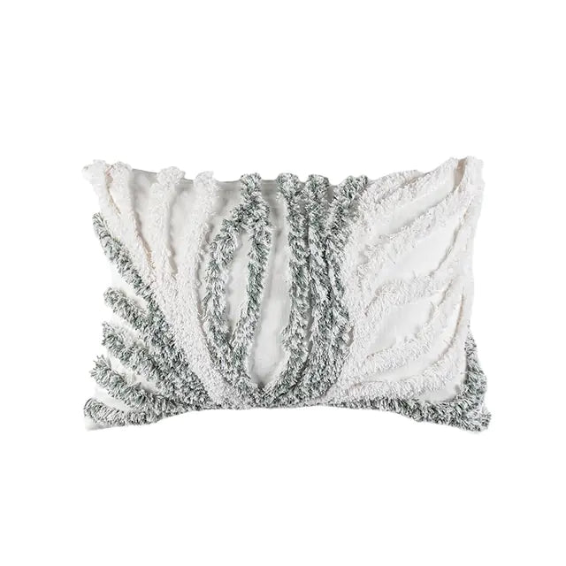 Home Decor Cushion Cover Beige Grey Tufted Coral Stylish Pillow Cover 45x45cm/30x50cm For Sofa Bed Chair Living Room Bed Room