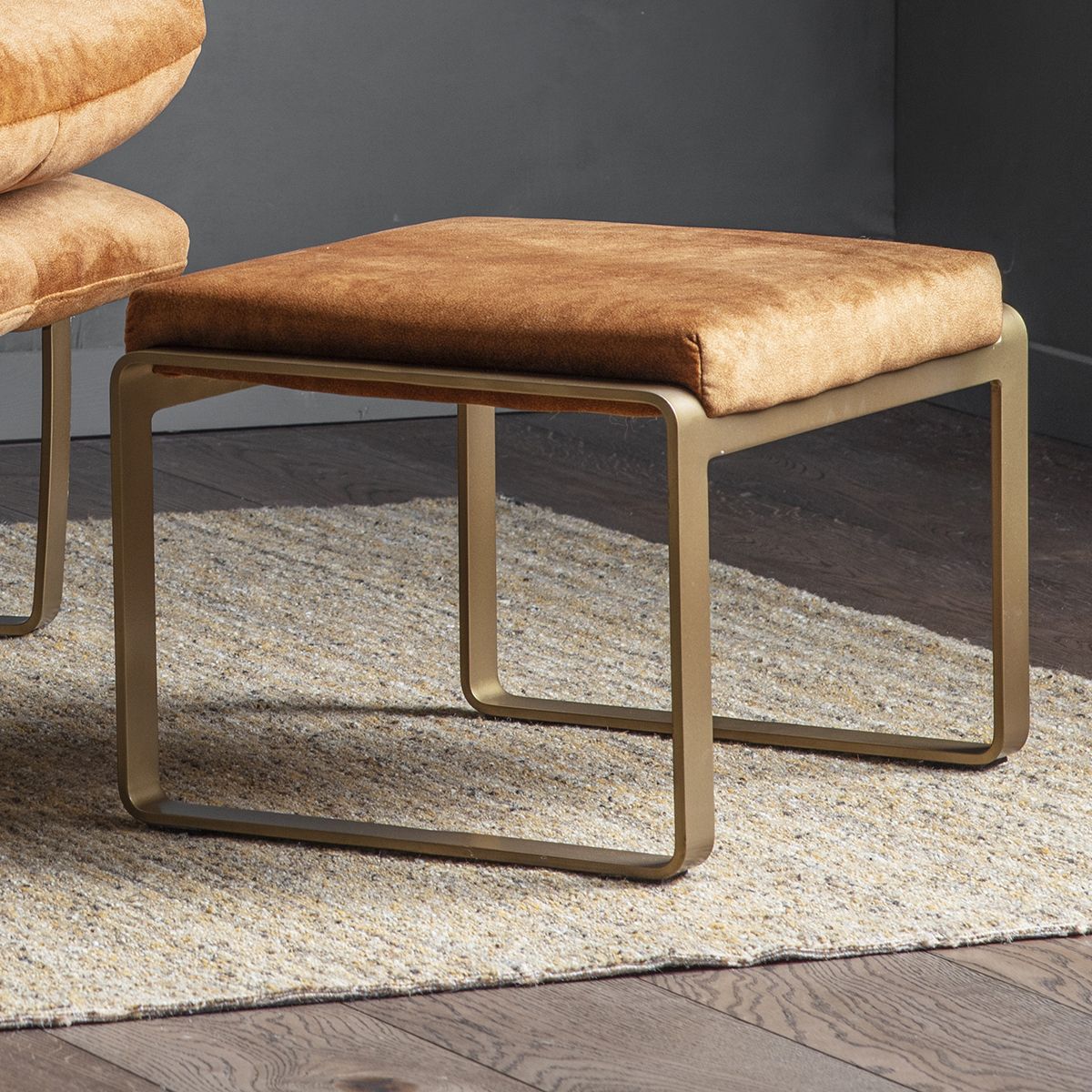 Fabien Footstool - Ochre