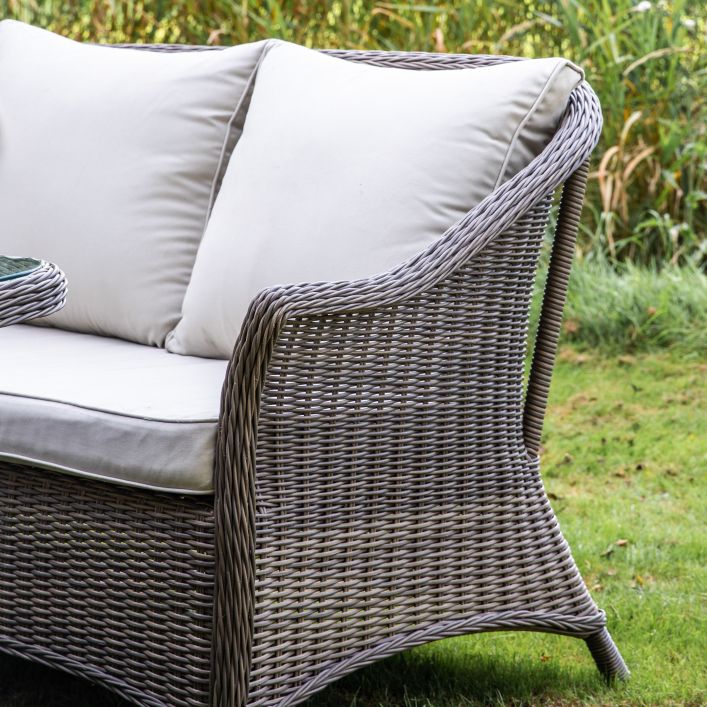 Petra Lounge Dining Set - Grey