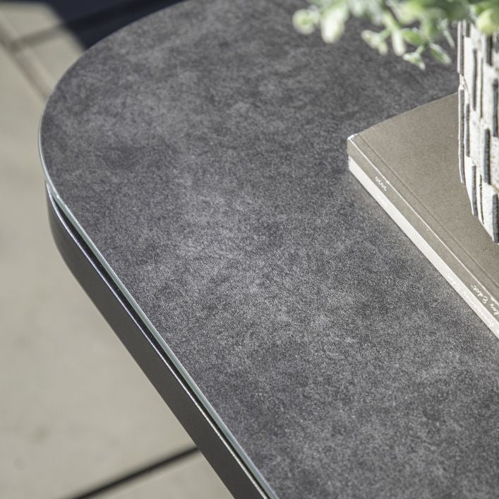 Ancona Rectangle Dining Set Rising Table Slate