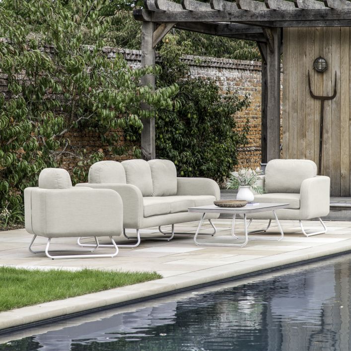 Ancona 5 Seater Lounge Set - Linen