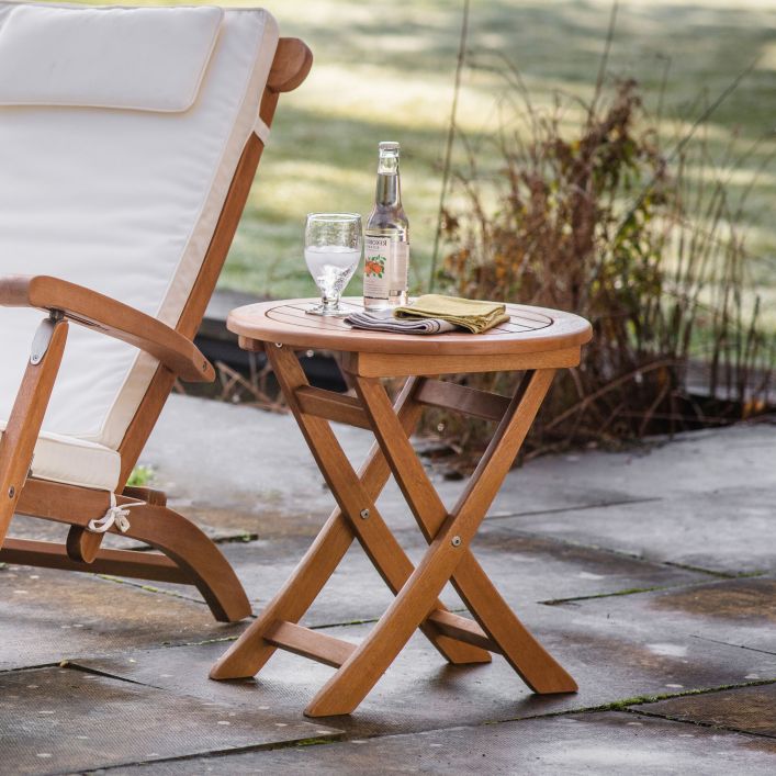 Alicante Outdoor Round Folding Table
