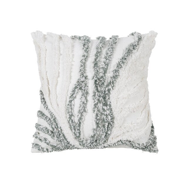 Home Decor Cushion Cover Beige Grey Tufted Coral Stylish Pillow Cover 45x45cm/30x50cm For Sofa Bed Chair Living Room Bed Room