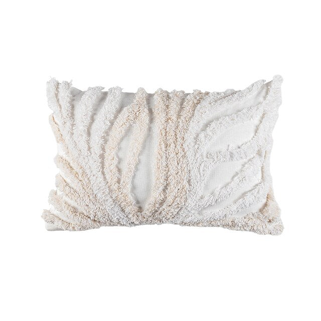 Home Decor Cushion Cover Beige Grey Tufted Coral Stylish Pillow Cover 45x45cm/30x50cm For Sofa Bed Chair Living Room Bed Room