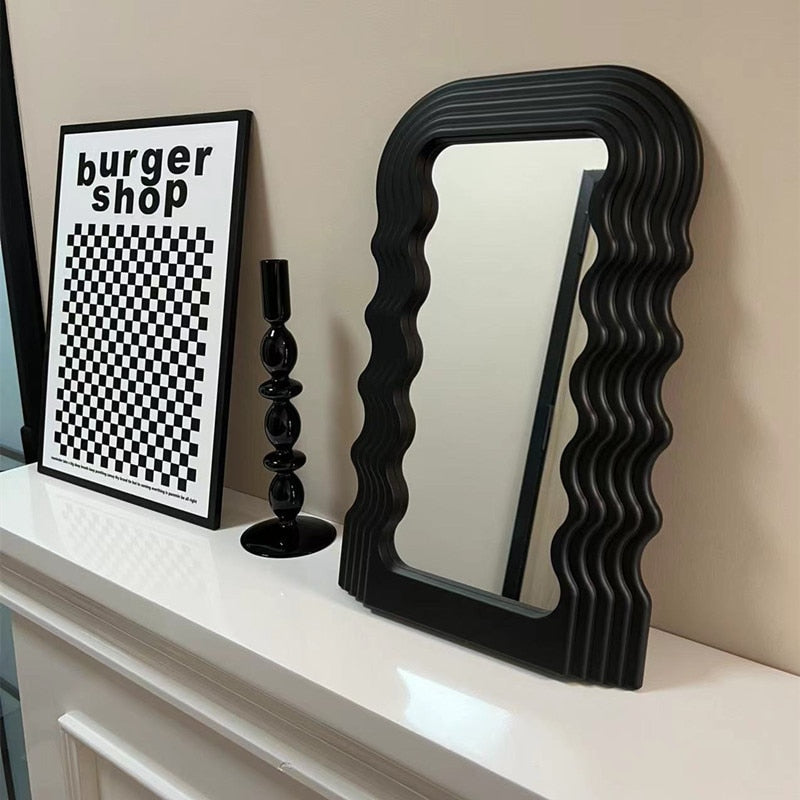 Cosmetic Wave Mirror