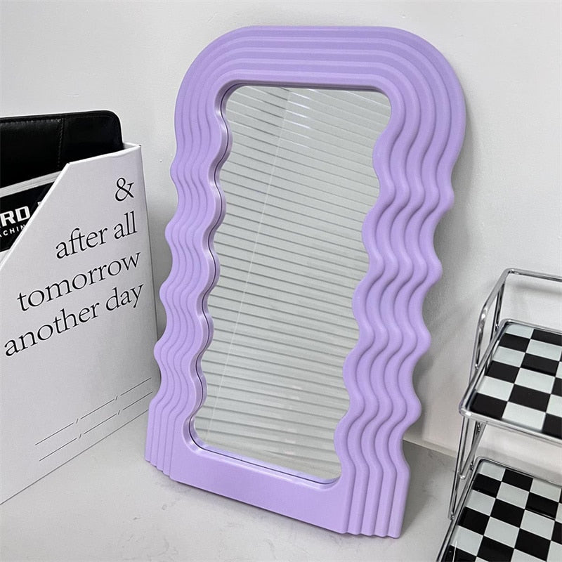 Cosmetic Wave Mirror