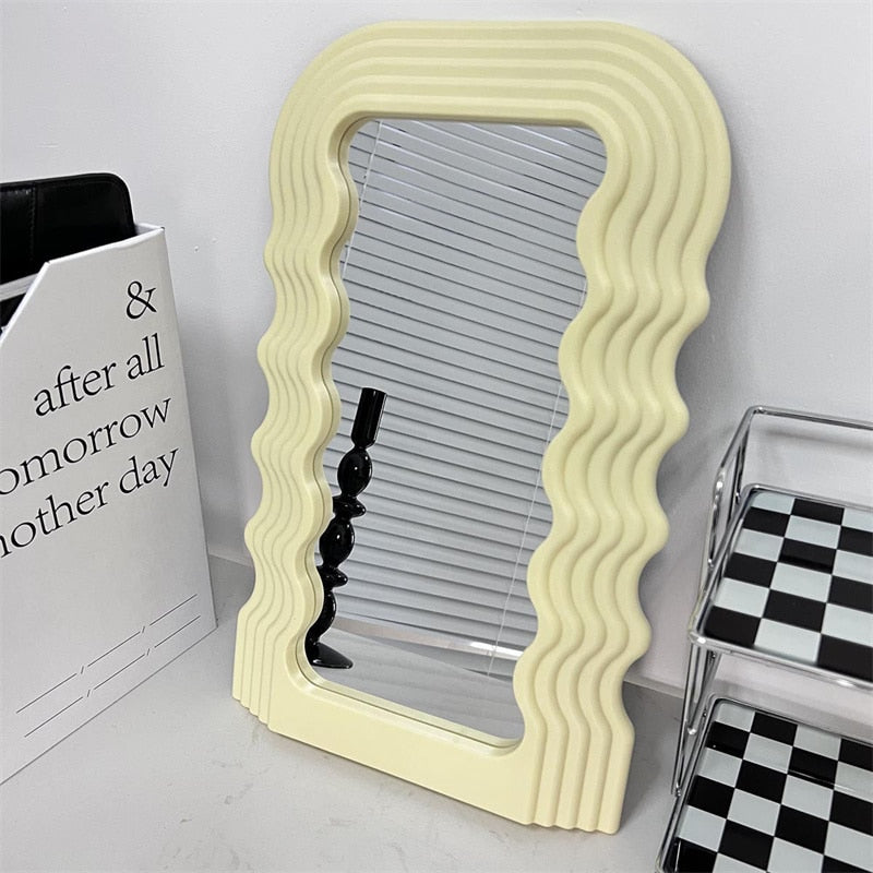 Cosmetic Wave Mirror