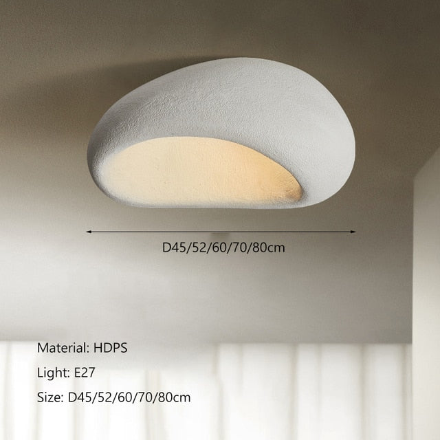 Nordic Minimalist Wabi Sabi Ceiling Light