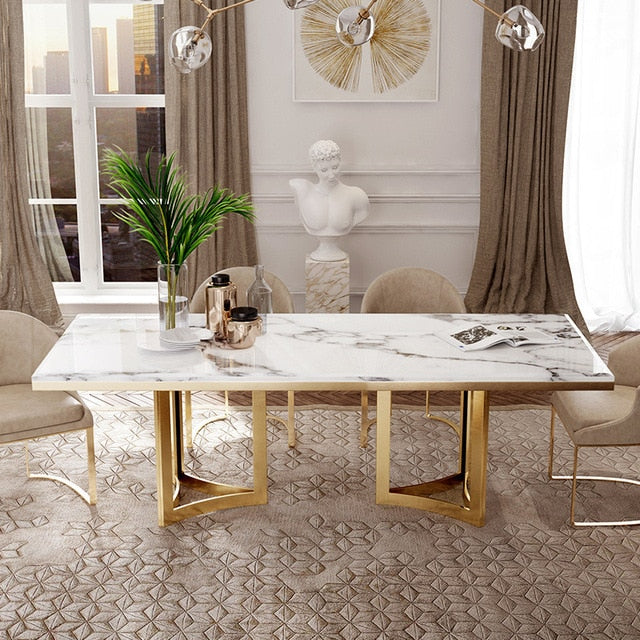 Modern Luxury Marble Dining Table