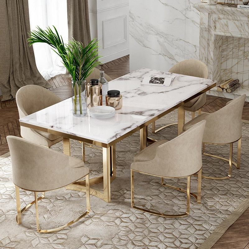 Modern Luxury Marble Dining Table