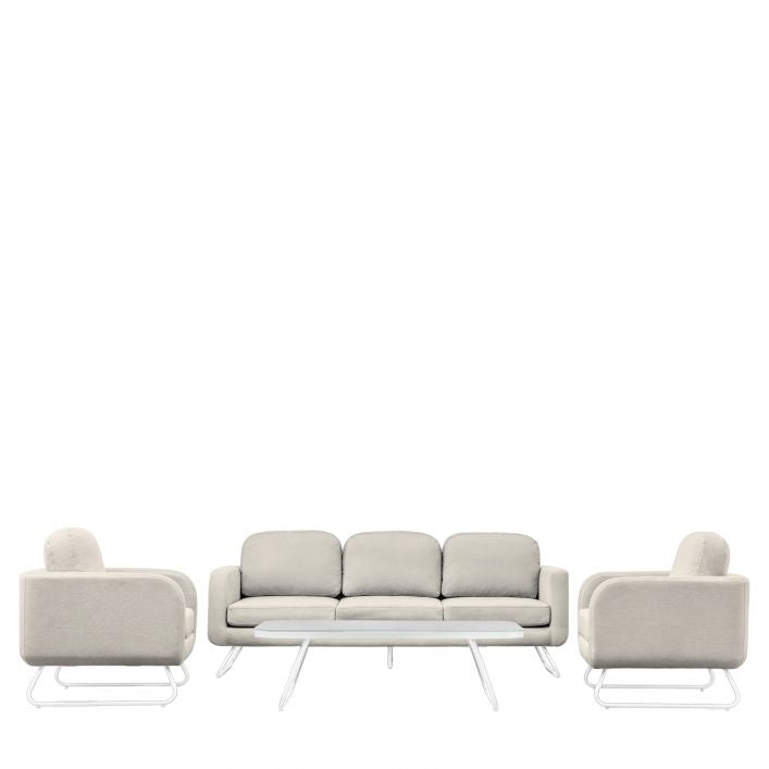 Ancona 5 Seater Lounge Set - Linen