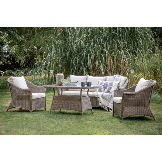 Petra Lounge Dining Set - Natural