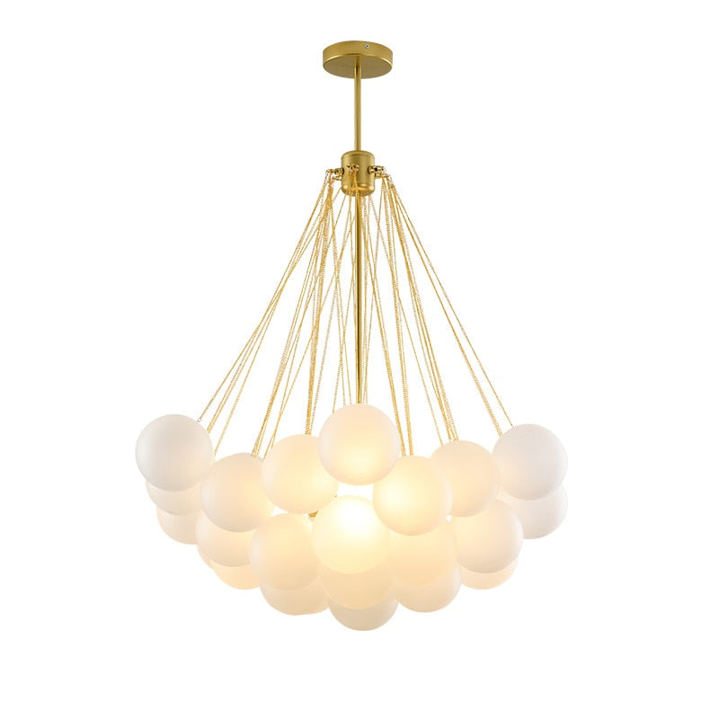 Modern Glass Balls Chandelier