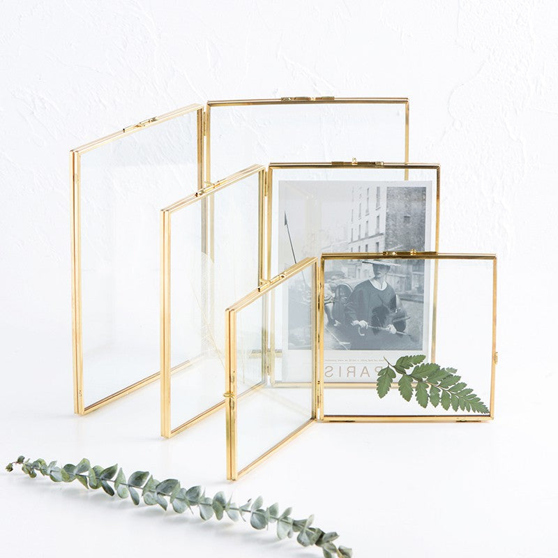 Gold Double Metal Glass Frame