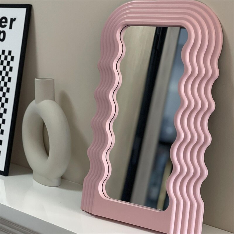 Cosmetic Wave Mirror