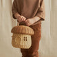 Hand Woven Rattan Mushroom Basket