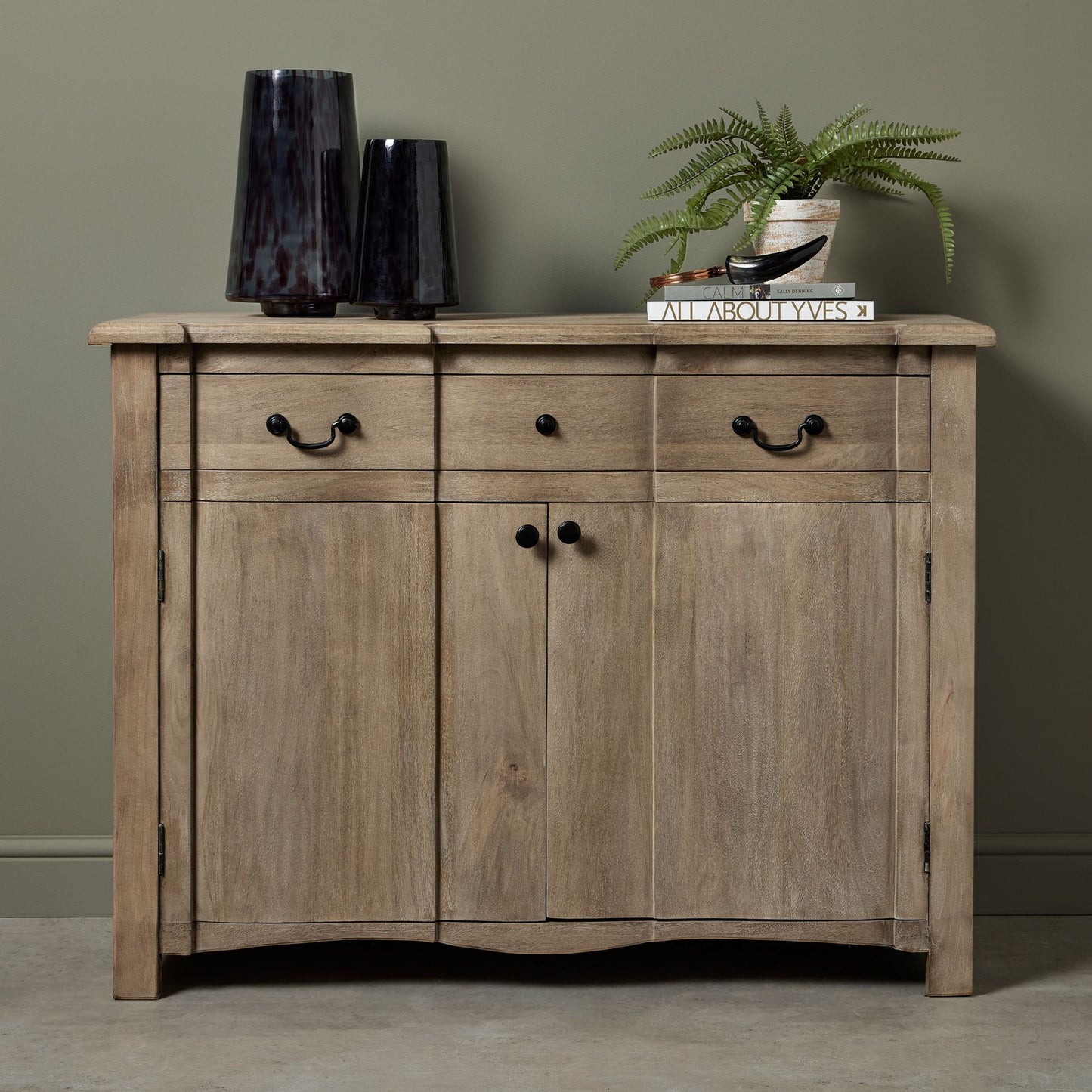 Copgrove Wooden Drawer 2 Door Sideboard