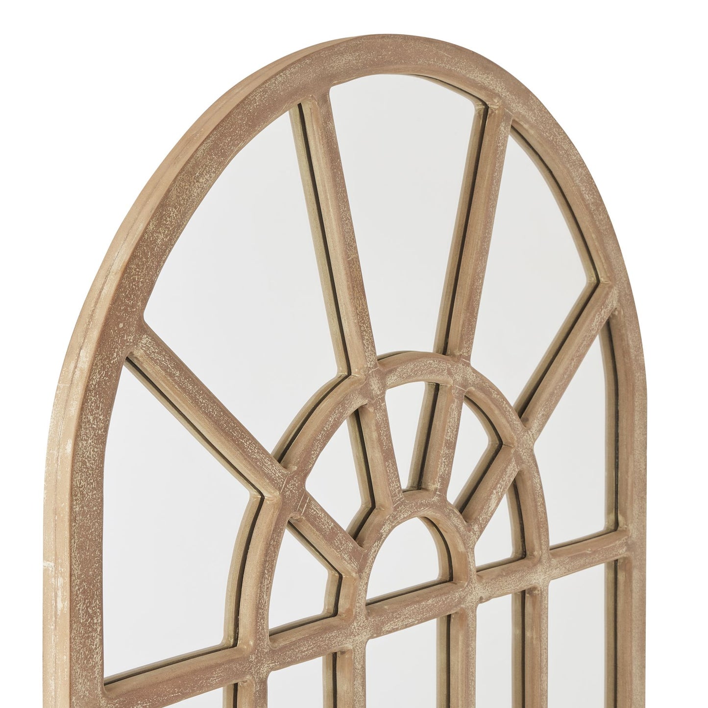 Copgrove Arched Paned Wall Mirror
