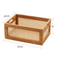 Solid Wood & Bamboo Storage Basket