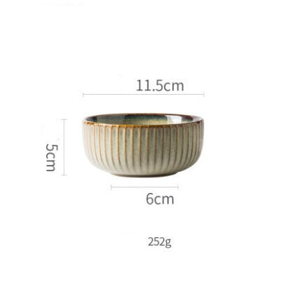 Japanese Ceramic Plates & Rice Bowl