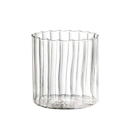 Corrugated Drinking Glass