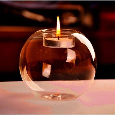 Round Hollow Candle Glass