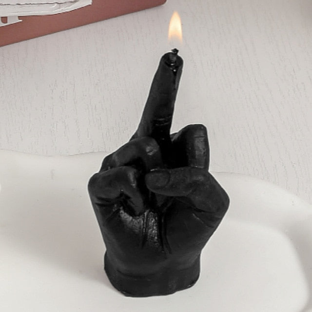 Middle Finger Shaped Scented Candle