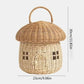Hand Woven Rattan Mushroom Basket