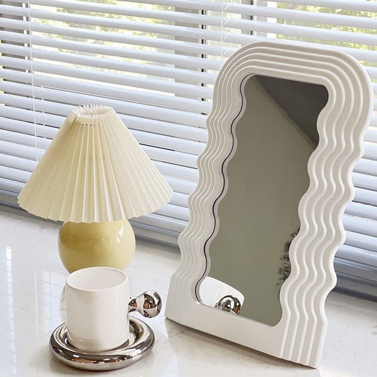 Cosmetic Wave Mirror