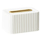 Light luxury tissue box Household living dining room paper extraction storage box With spring Multifunctional