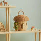 Hand Woven Rattan Mushroom Basket