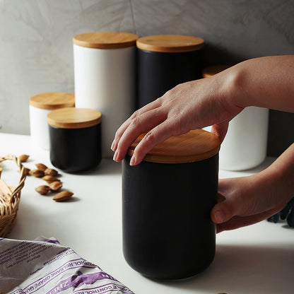 Sealed Ceramic Storage Jar
