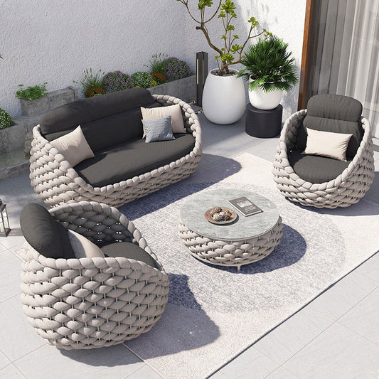 Outdoor Patio Lounge Sofa Coffee Table Set