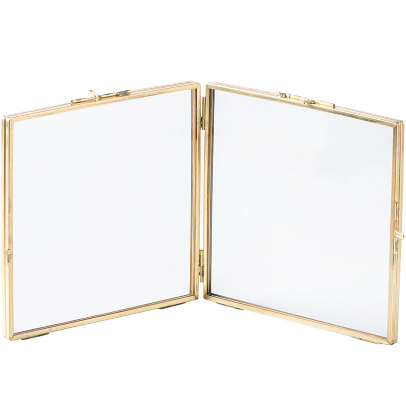 Gold Double Metal Glass Frame