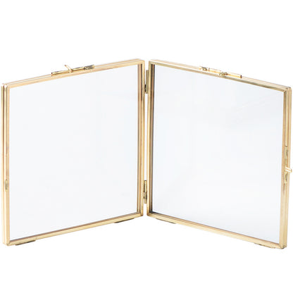 Gold Double Metal Glass Frame
